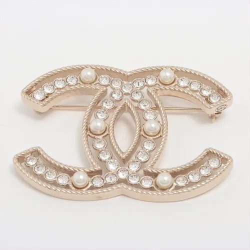 極美✨ シャネル ピンブローチ 正規品 ココマーク フェイクパール