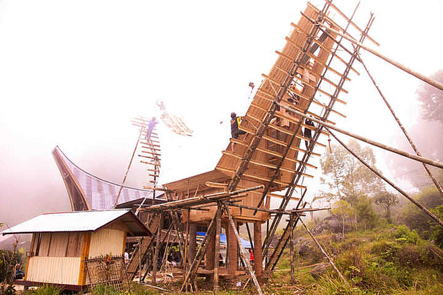 インドネシア スラウェシ島 トラジャ族のイカット8