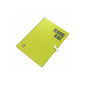 スケッチブック 画用紙 F4サイズ 332×242mm 1冊20枚 オリーブシリーズ