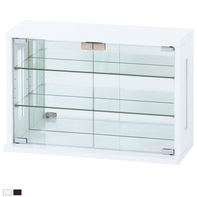 送料無料】 卓上コレクションケース 横型 ディスプレイ スリム 収納