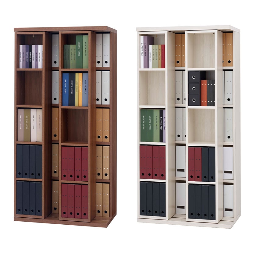 送料無料】 フナモコ スライド書棚 ダブル PRO 奥行520mm コミック収納