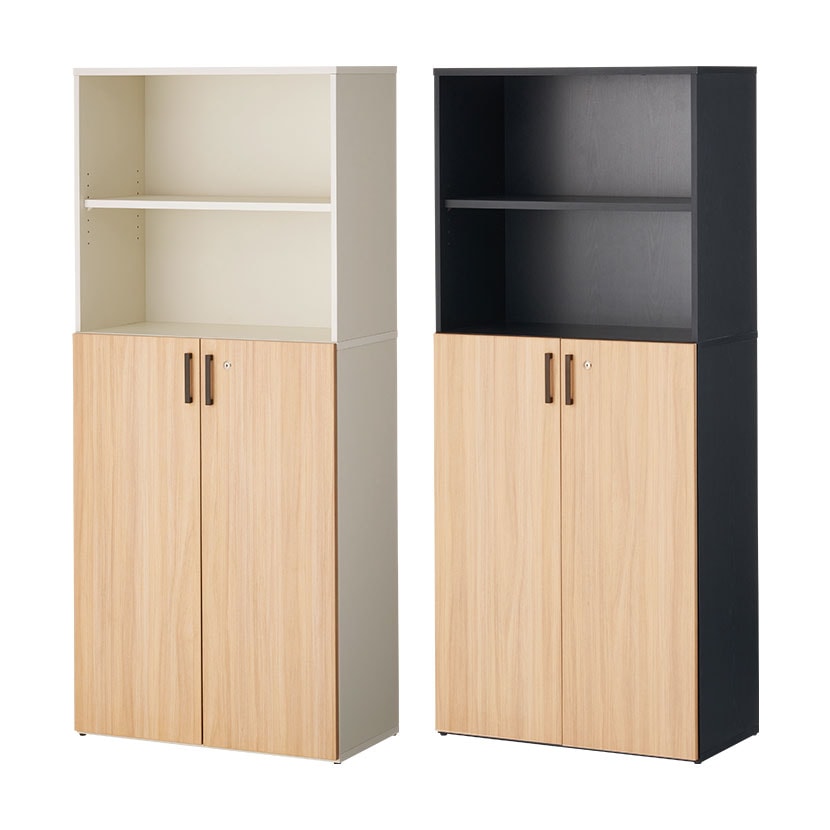 送料無料】 キャビネット 書庫 木製 本棚 NFシリーズ ハイタイプ 5段 +