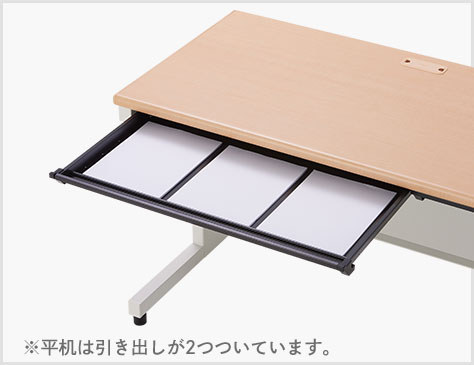 送料無料】 【日本製】プラス スチールデスクSH2 平机 引き出し 幅1000