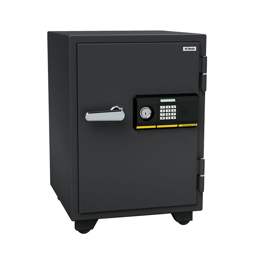 送料無料】 【エーコー】家庭用 耐火金庫 テンキー式 プッシュ式 A4