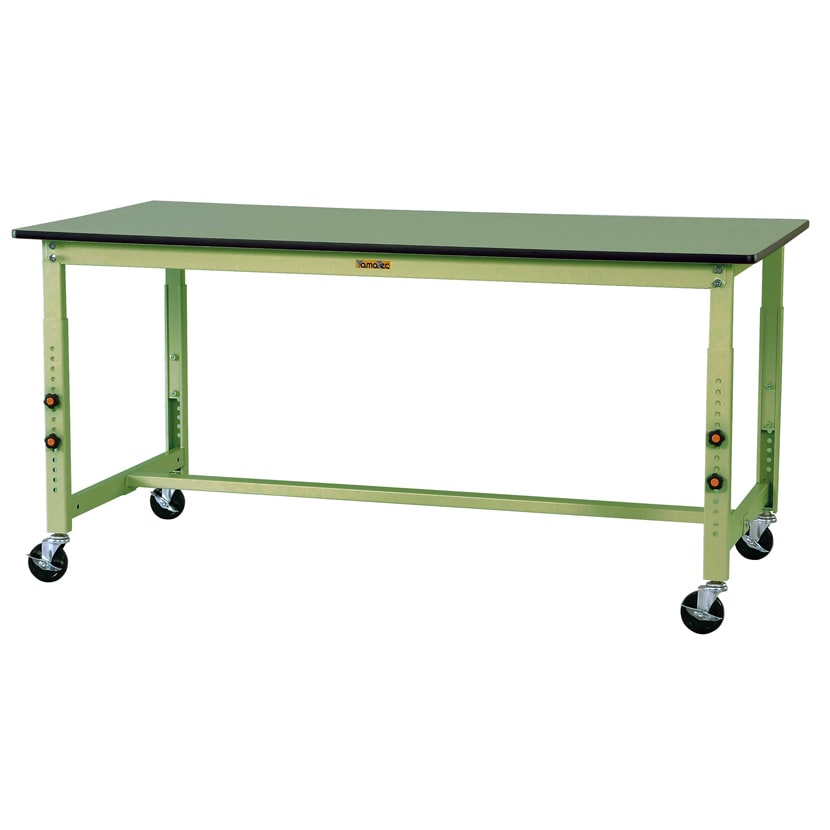 送料無料】 山金工業 軽量作業台 高さ調整 移動式 キャスター付き 塩