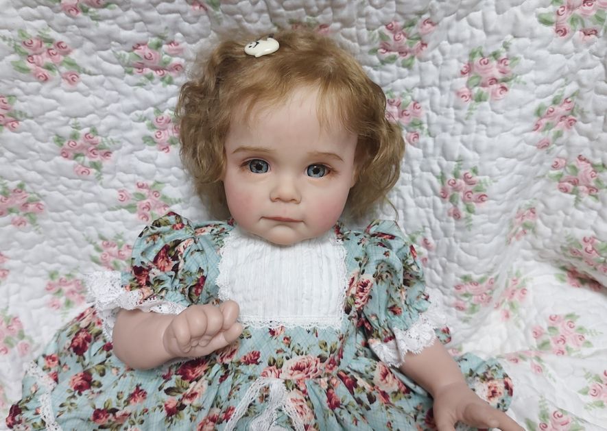 リボーンドール マギーちゃん（ハニーブラウンモヘア） | nenedoll