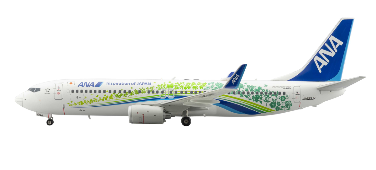 ジャンクANA Boeing 737-800 1/200 ダイキャストモデル 全日空商事