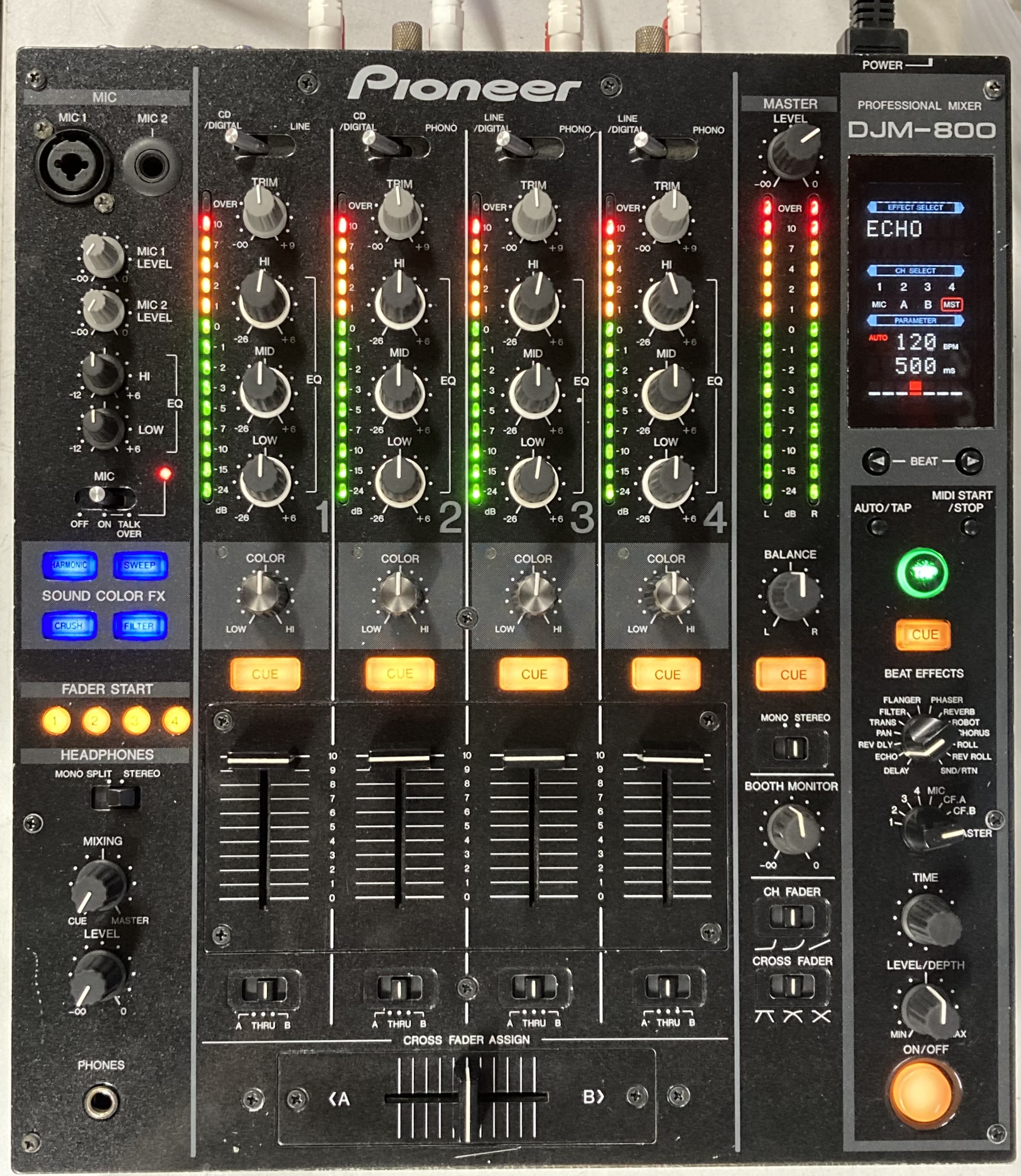 Pioneer DJM-800 DJミキサー Pioneer DJ DJM-800 (archived): 仕様と特長