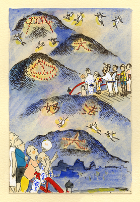 yo山本容子さんの手彩色銅版画 ロミオとジュリエット3 真作】山本