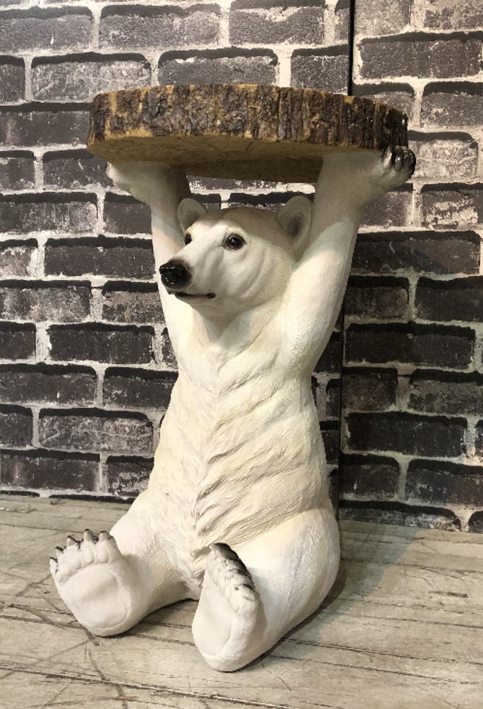 KARE Kare アニマル サイドテーブル シロクマ アニマルサイドテーブル