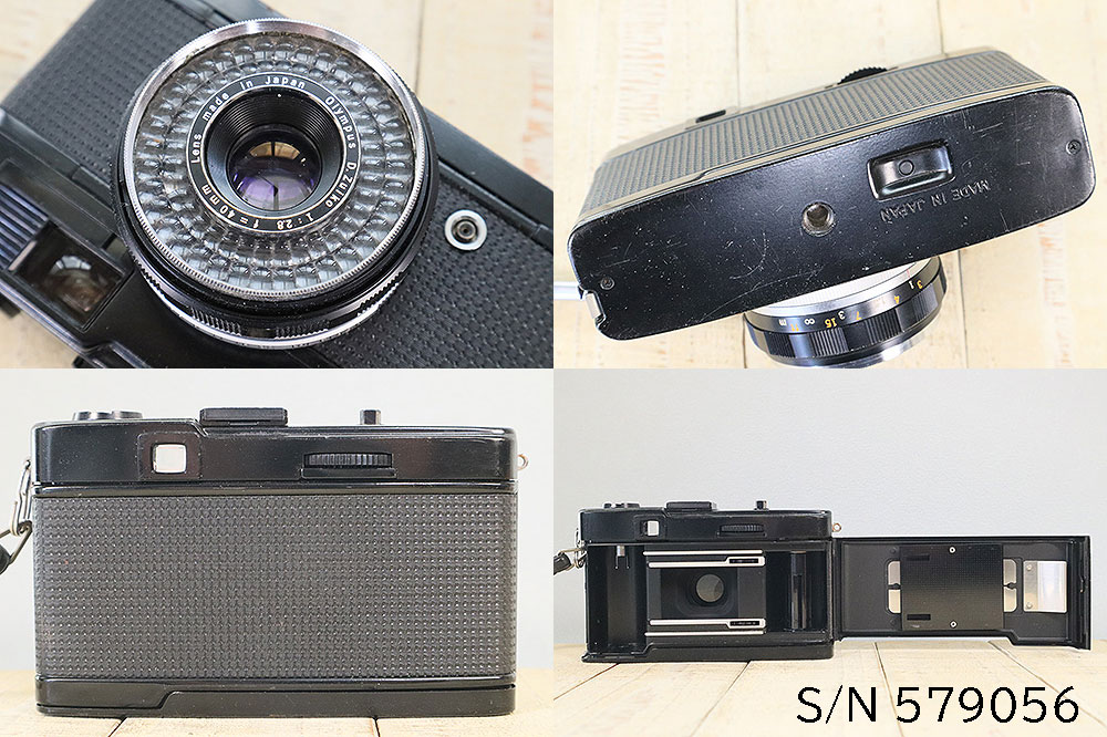 中古】【送料無料】【保証付 】OLYMPUS TRIP 35 ブラック S/N 579056