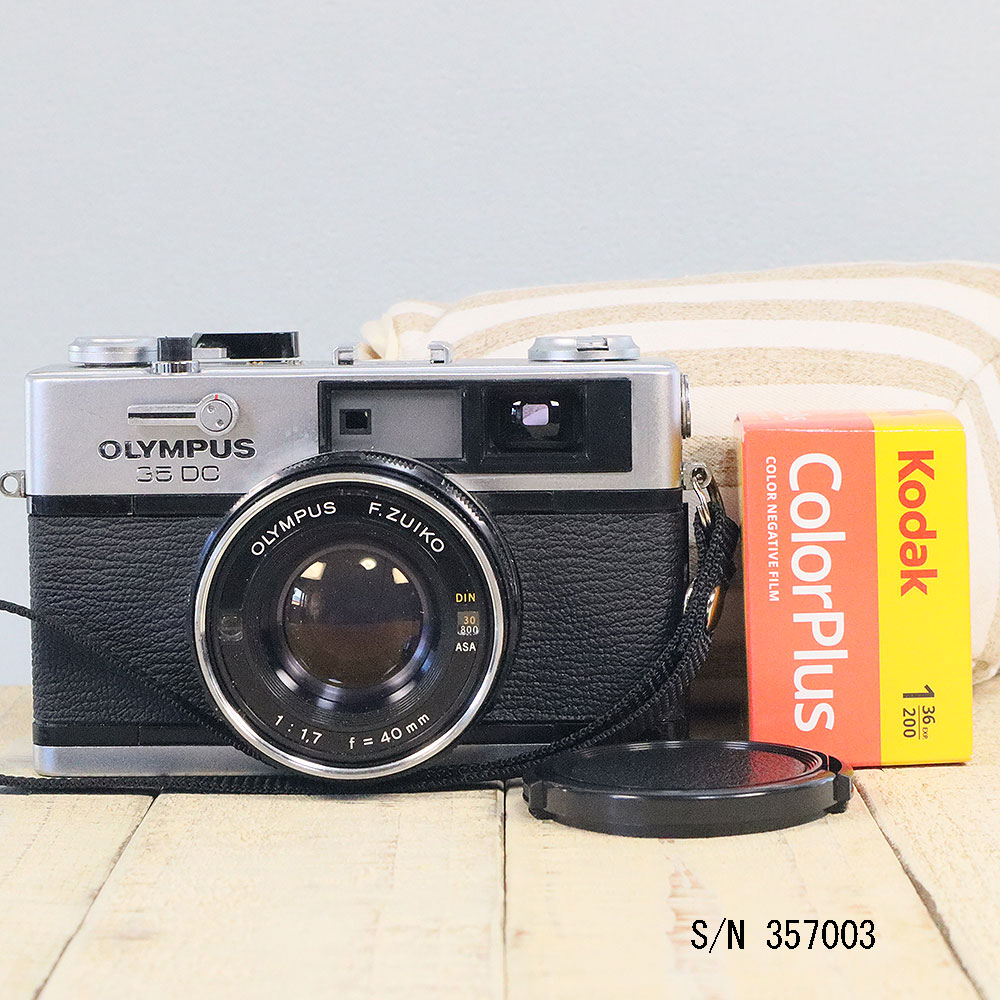 中古】【送料無料】【保証付 】OLYMPUS 35 DC S/N 357003（ケース