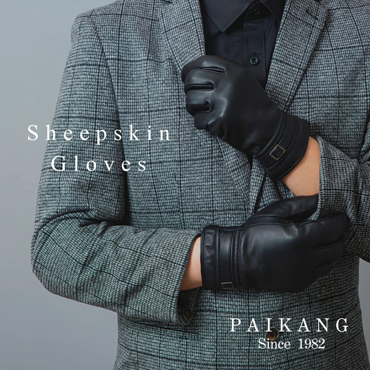 上質ラムレザー タイト 革手袋 レザーグローブ バイク 上質ラムレザー