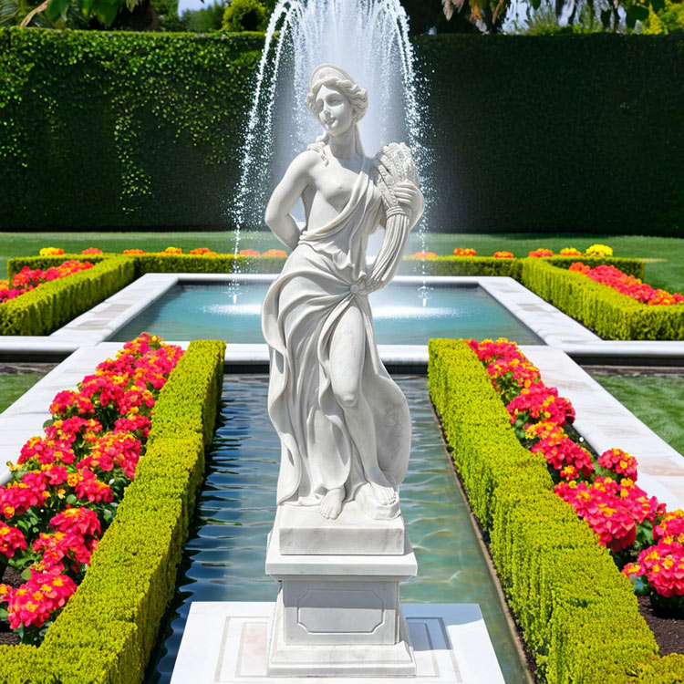 天然大理石彫刻 収穫のヴィーナス（秋）｜女性像・ヴィーナス像