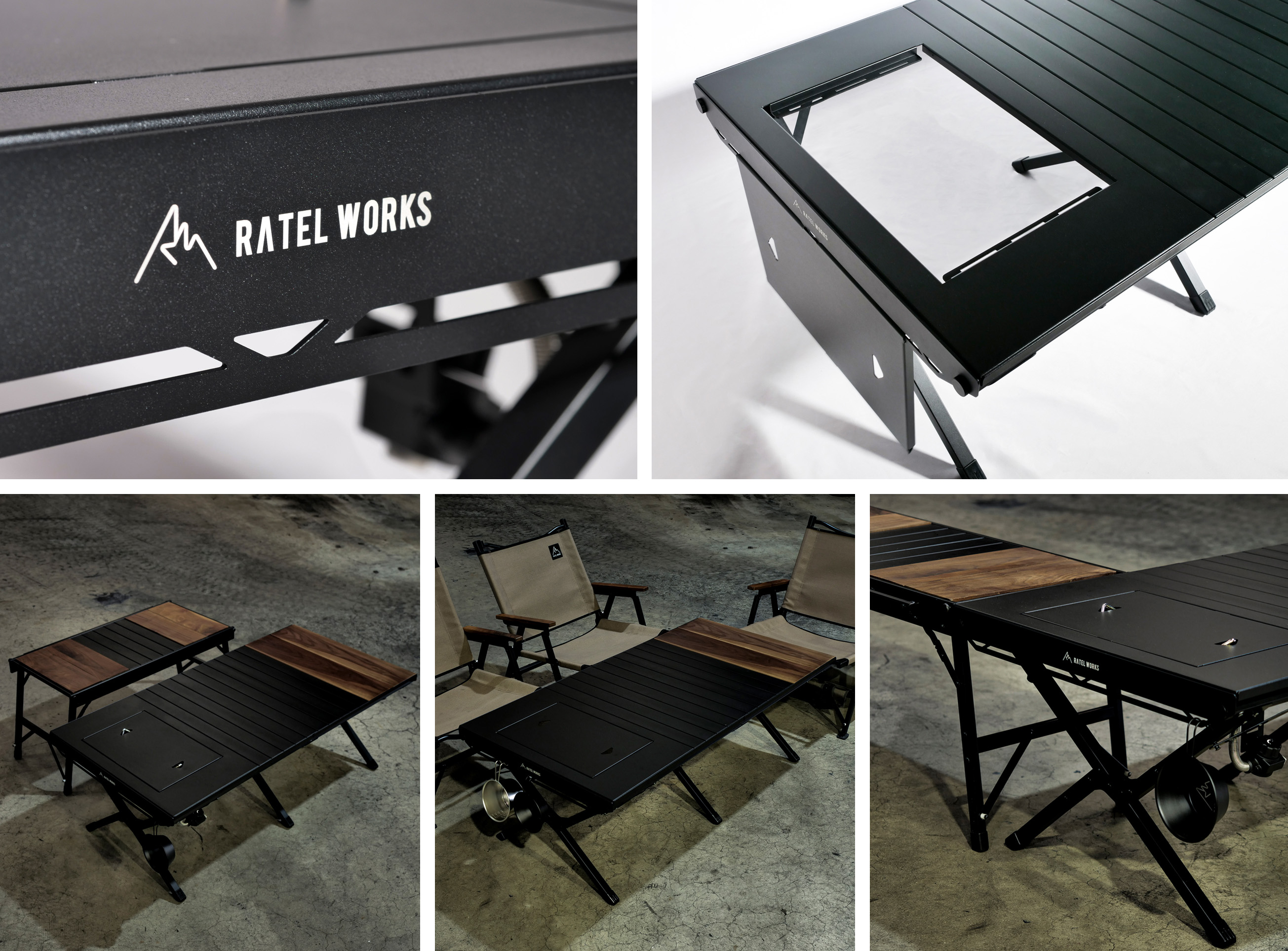 GGG31 ラーテルワークス ウッドパネルテーブル Amazon.co.jp