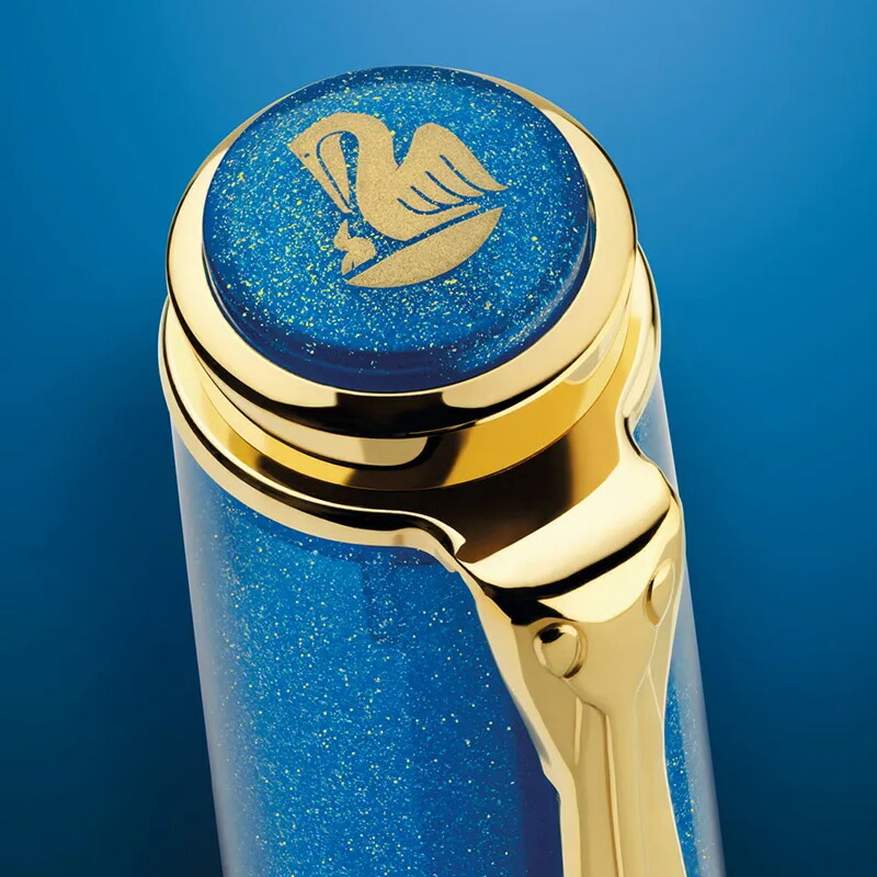 ペリカン 特別生産品 クラシック M200 万年筆 ゴールデンラピス EF/F/M