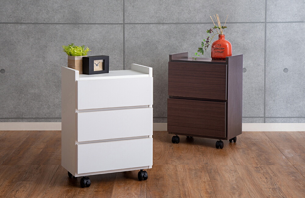 n*3様 神居民芸家具 電話台 棚 引き出し｜