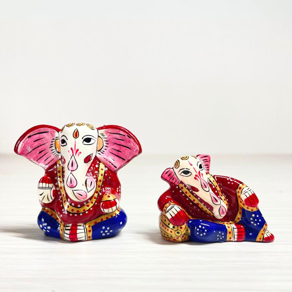 楽天市場】ハンドペイント ネパール製 ガネーシャ置物 鮮やか 神様