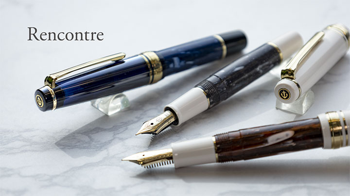 セーラー万年筆 ランコントル万年筆 マロン 中細(MF) 11-2231-380