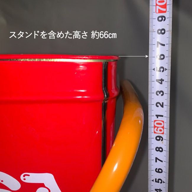 楽天市場】灰皿 スタンド式 スイガラ入れ 水タンク付き半缶吸殻入れ