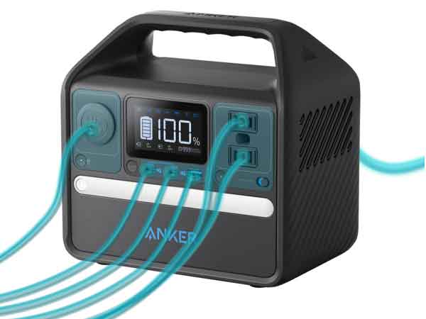 楽天市場】Anker 522 ポータブル電源 320Wh 小型 軽量 定格300W AC2