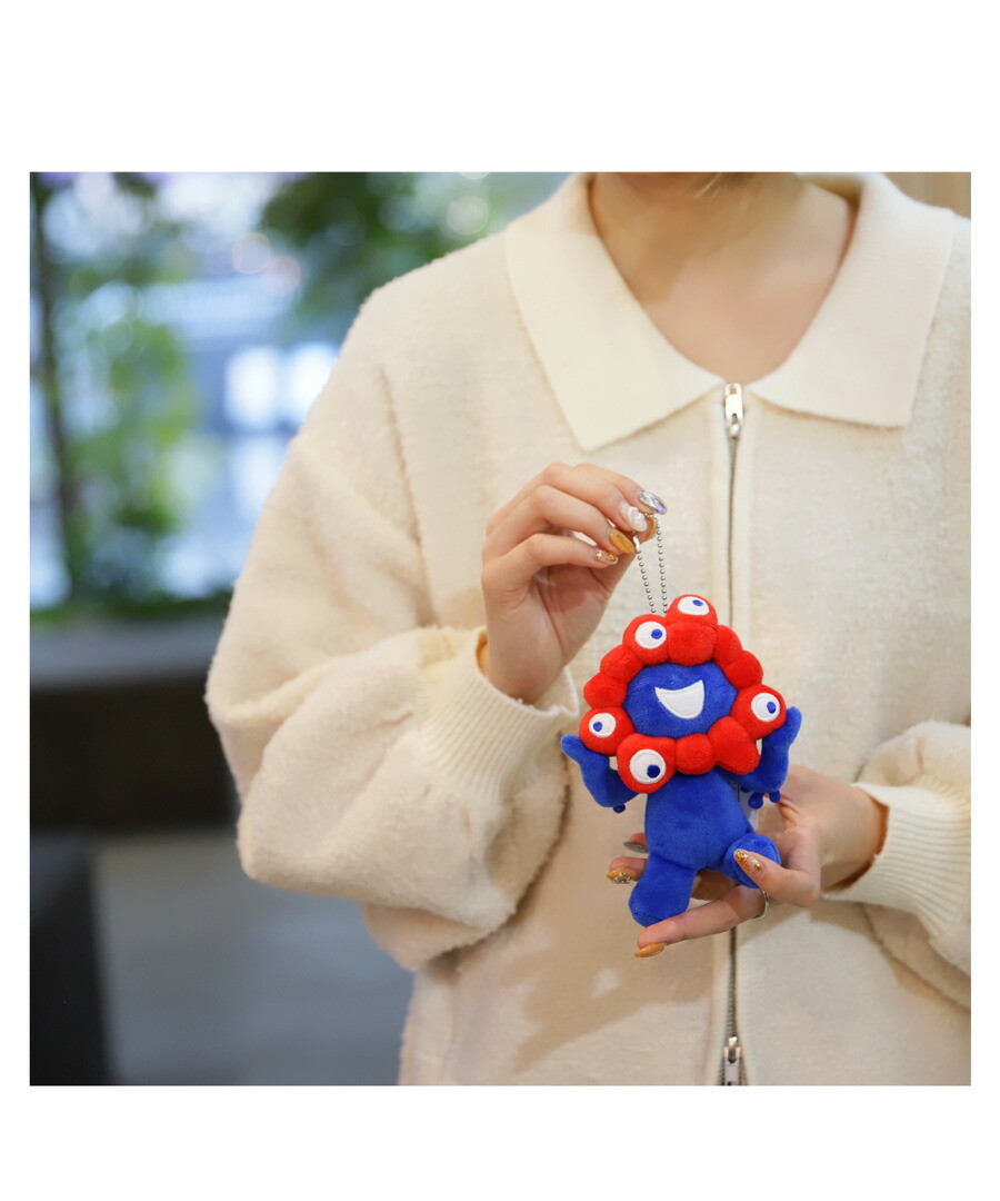 ミャクミャクのぬいぐるみ・マスコットA B C（タグ付き）キーチェーン