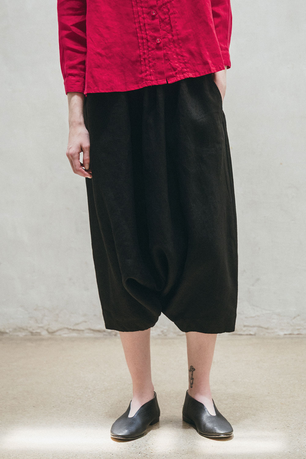 最終値下げ】AFアーテファクト リネン100%バルーンシルエットサルエル