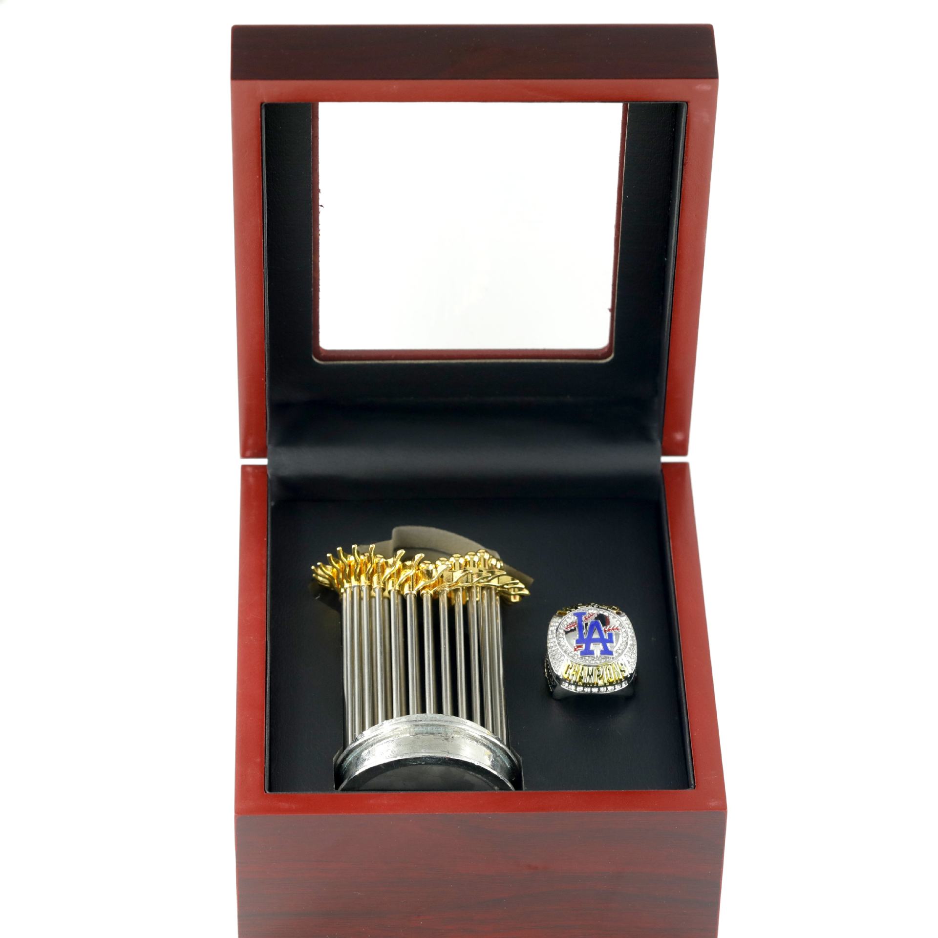 楽天市場】2024年 MLB史上初 非売品 3点セット (優勝指輪 トロフィー