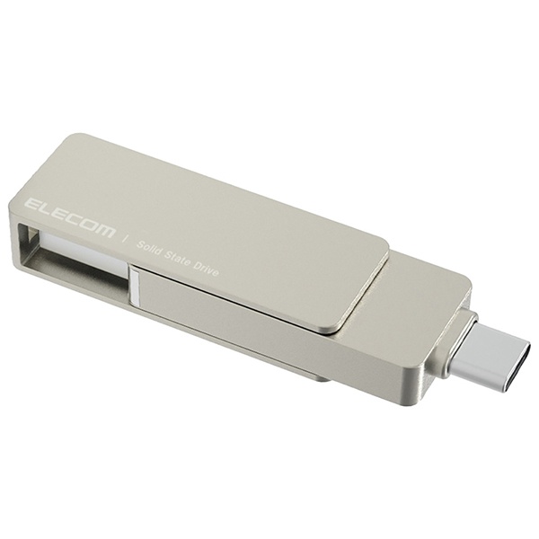 外付けSSD シルバー USB-C接続