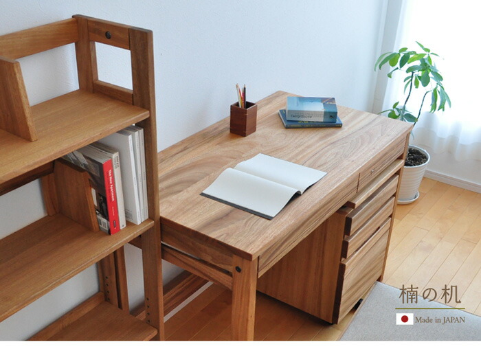 国産無垢材ヒノキ昇降デスク キシル N120 昇降デスク N120｜家具と学習