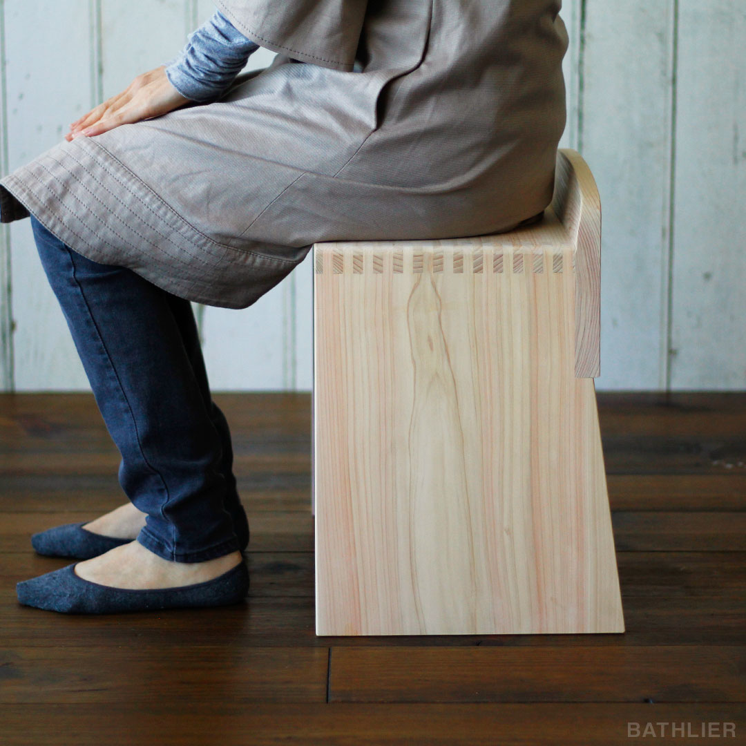 楽天市場】風呂椅子「とちぎ桧椅子」（L）【風呂椅子木製 バスチェア