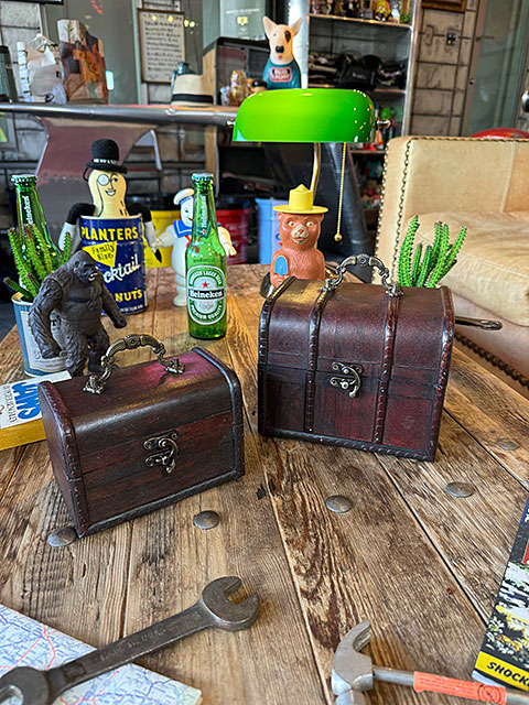 楽天市場】海賊宝箱 アンティークトランクケース 3個セット