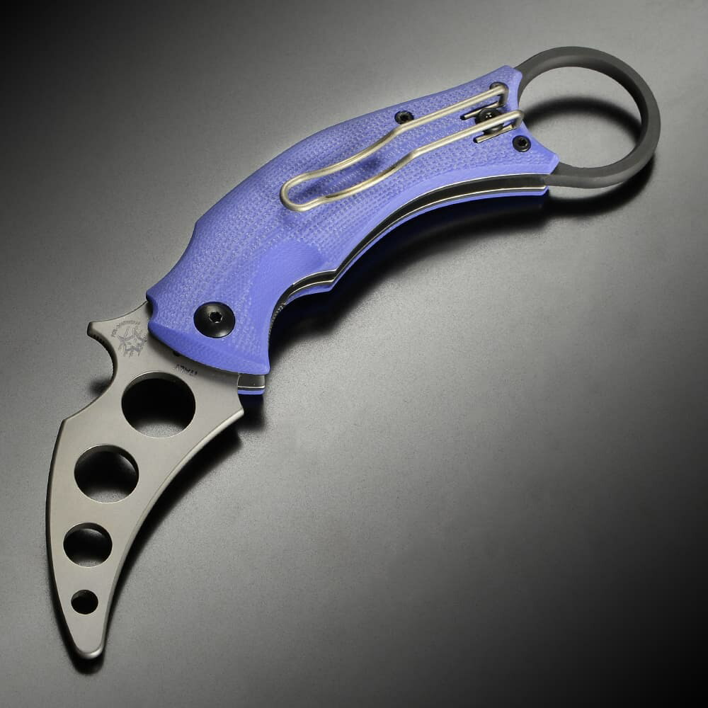 楽天市場】FOX KNIVES トレーニングナイフ Black bird カランビット型