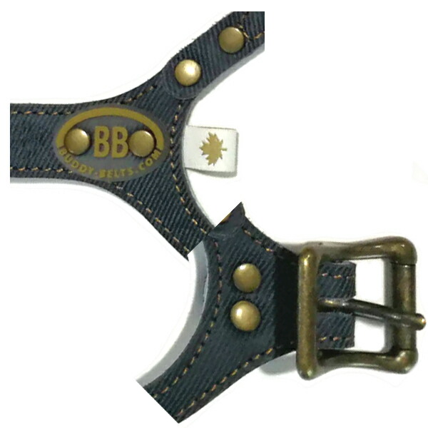 バディーベルト ハーネス 7号 ブルージーン BlueJean 中型犬 ペット