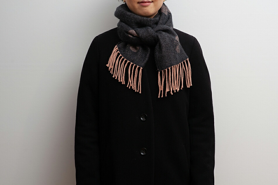 CHOUCHO カシミア混ウールロングマフラー（クリッパン×ミナ ペルホネン