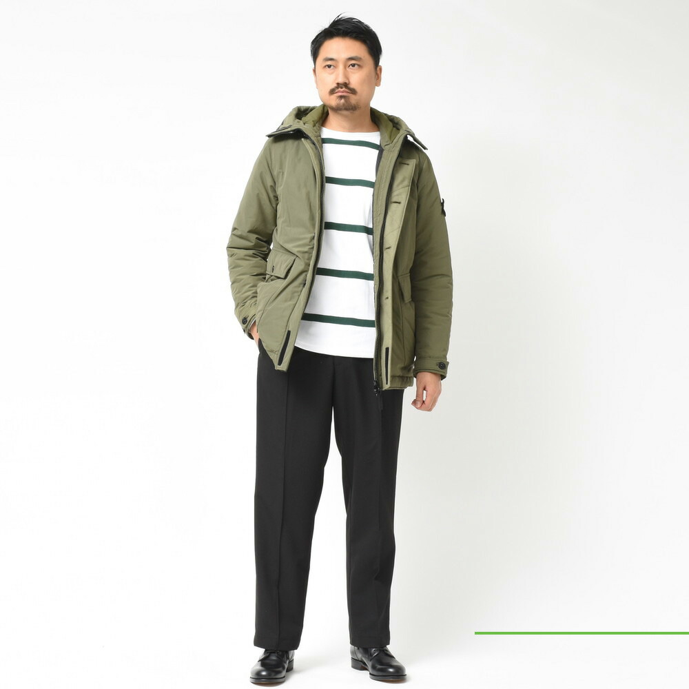 STONE / ナイロンジャケット/M/ナイロン/カーキ/プリマロフト 商品