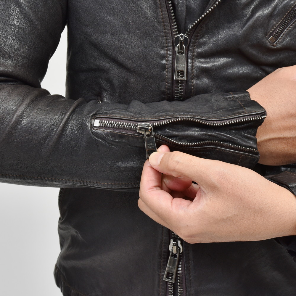 GIORGIO BRATO（ジョルジオ ブラート）ガーメントダイラムレザーダブル