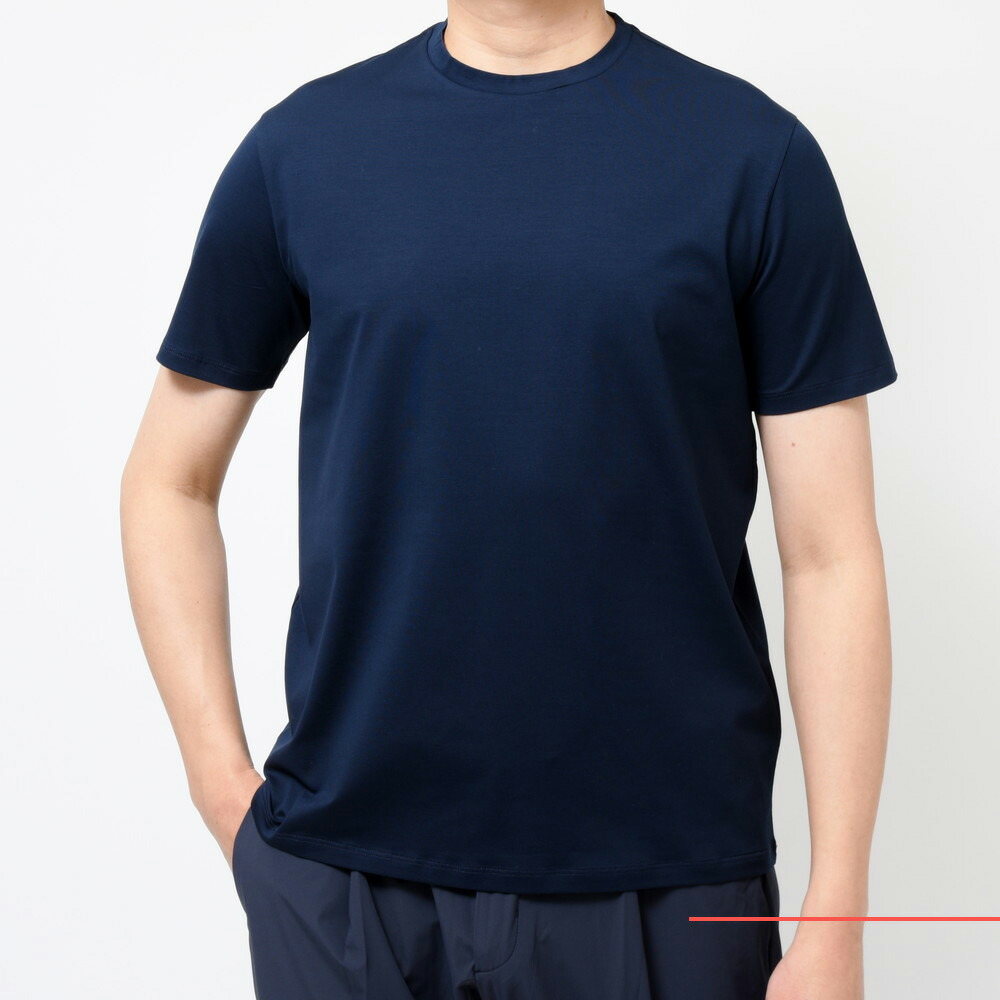 HERNO（ヘルノ）ストレッチコットンジャージS/Sクルーネックカットソー