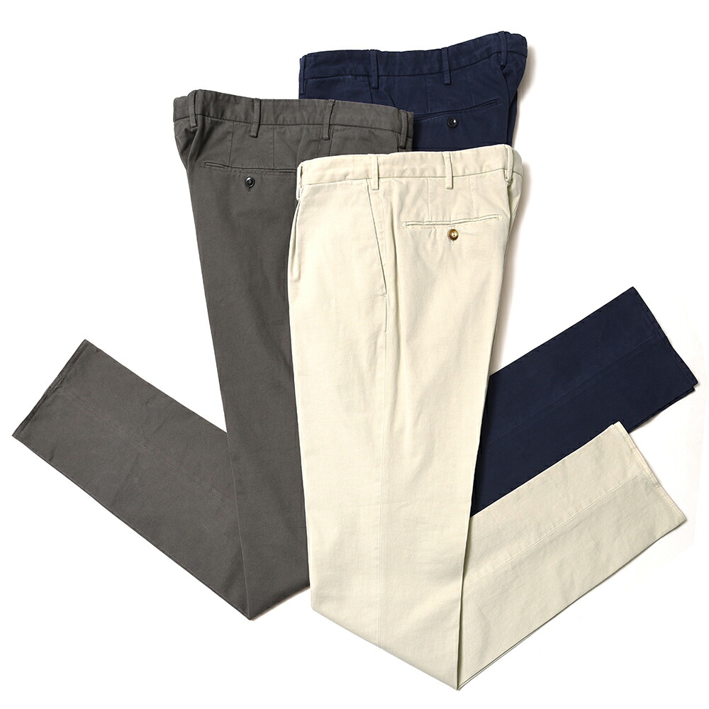 INCOTEX（インコテックス）SLIM FIT ガーメントダイストレッチコットン