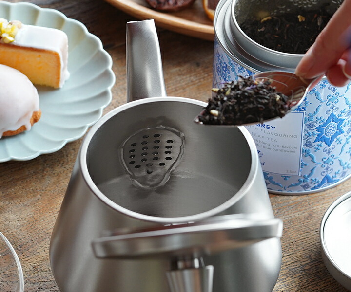 楽天市場】仔犬印 ティーポット 8人用 急須 38oz オールステンレス