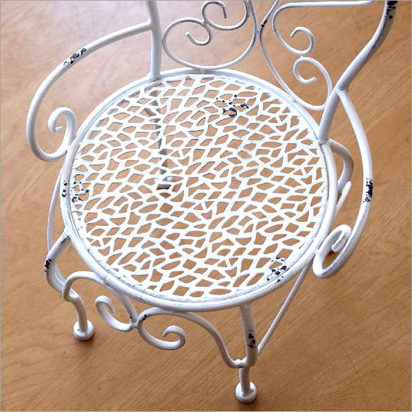 楽天市場】ミニチェア おしゃれ アイアン 花台 置物 オブジェ レトロ