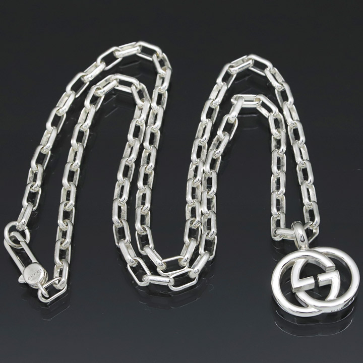 楽天市場】グッチ ネックレス GUCCI ペンダント シルバー アクセサリー