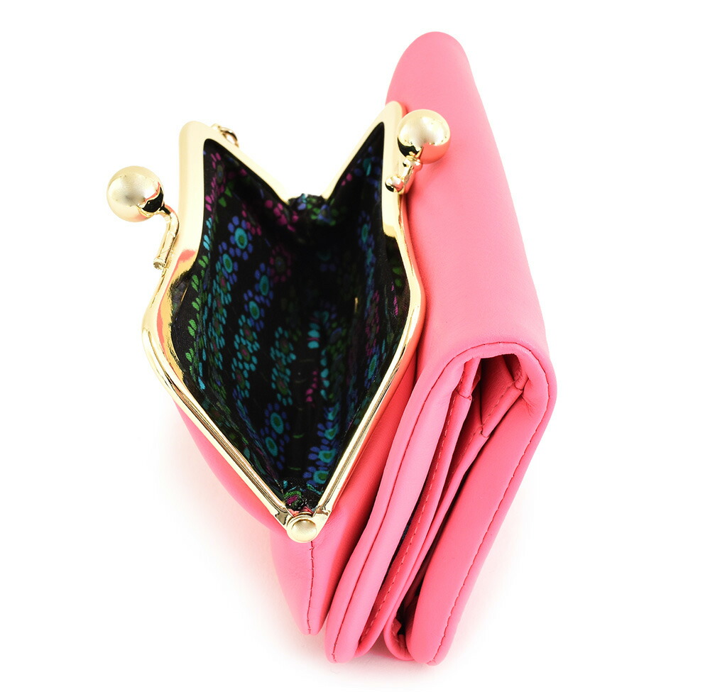 楽天市場】展示品箱なし アナスイ 財布 二つ折り財布 がま口財布