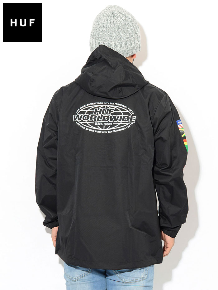 楽天市場】ハフ HUF ジャケット メンズ ワールド ツアー アノラック