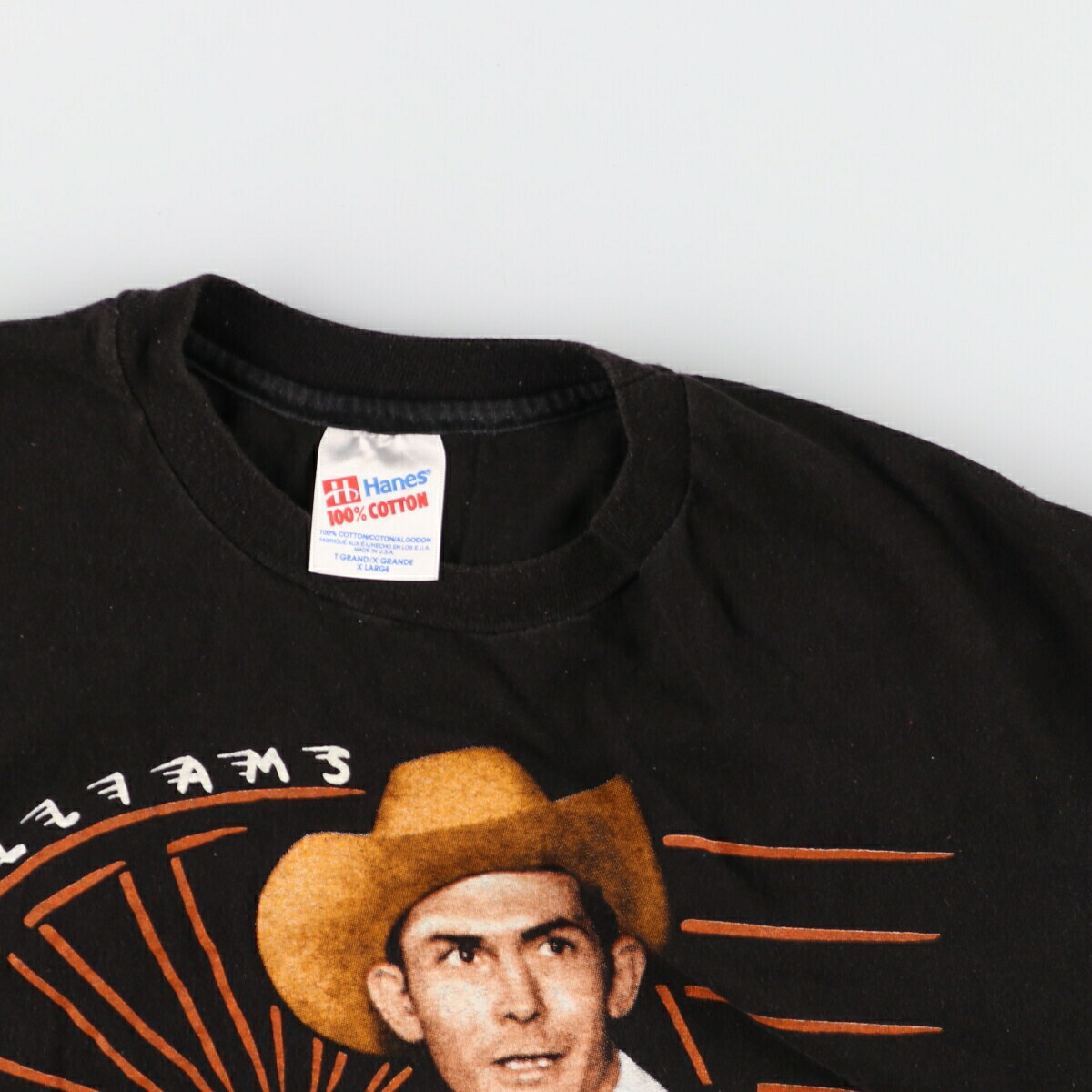 llica Hanes製 両面プリント 90s ツアーT バンT llica Hanes製 両面
