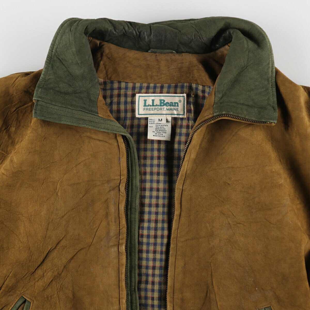 古着 70～80年代 エルエルビーン L.L.Bean レザーブルゾンタイプ USA製