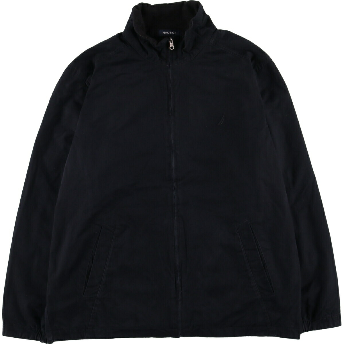 古着 ノーティカ NAUTICA リバーシブル フリースジャケット メンズL