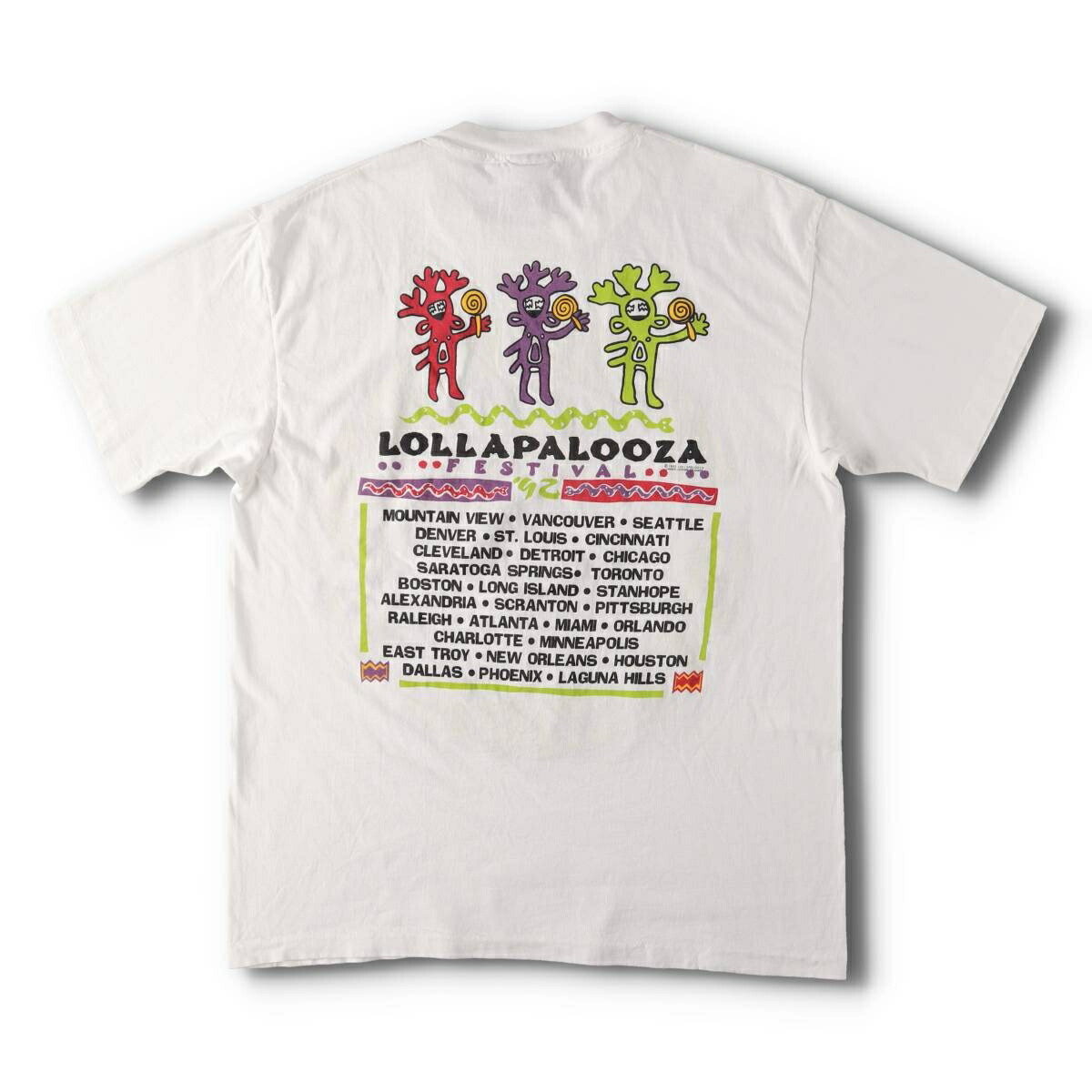 LOLLAPALOOZA 1992 Vintage Tee ロラパルーザ Lollapalooza 1992 T