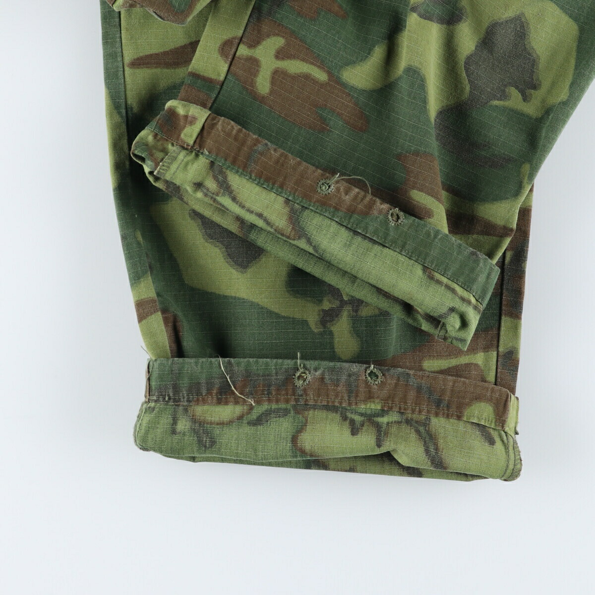 米軍本物ベトナム戦争グリーンリーフ迷彩パンツ1968年官給品s/R