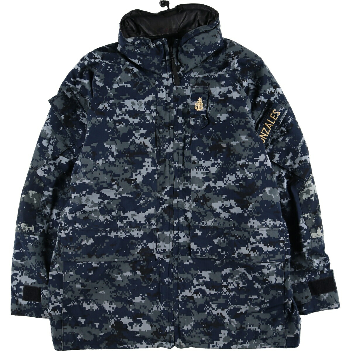 古着 00年代 米軍 迷彩柄 NWU デジタルカモ U.S.NAVY GORE-TEX